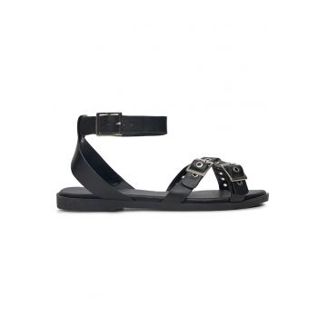 Sandale dama  negre - piele ecologica