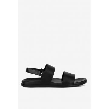 Sandale dama -  negre - plastic