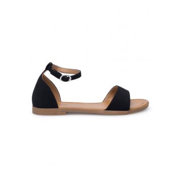 Sandale dama -  Sintetic - Negru - Negru