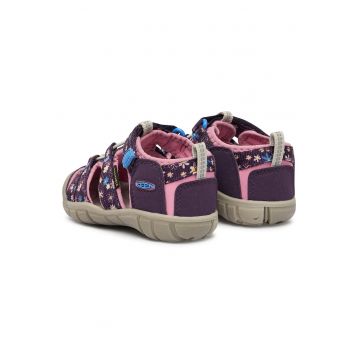 Sandale Fete -  material textil - violet