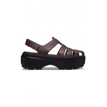 Sandale fisherman de cauciuc Stomp - Maro inchis