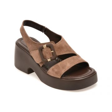 Sandale GRYXX gri, 1766408, din piele intoarsa