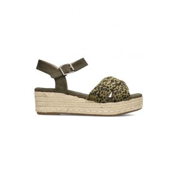 Sandale wedge tip espadrile -