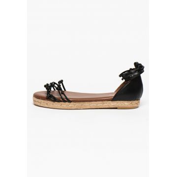 Sandale tip espadrile de piele Wanderer