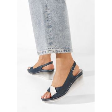 Sandale cu talpa ortopedica Chase navy
