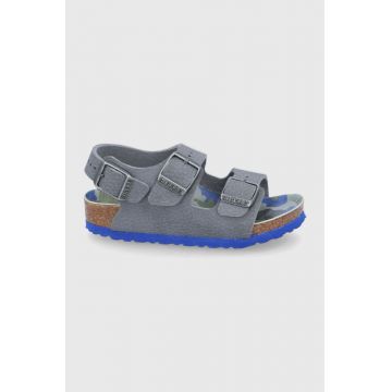 Birkenstock sandale copii culoarea gri