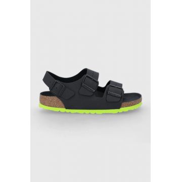 Birkenstock sandale copii culoarea negru