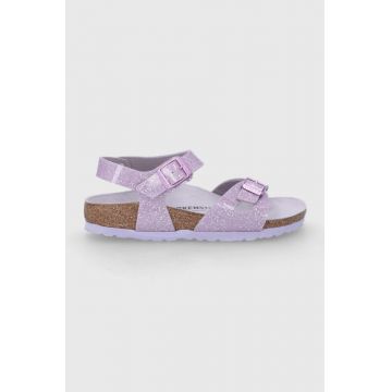 Birkenstock sandale copii culoarea violet