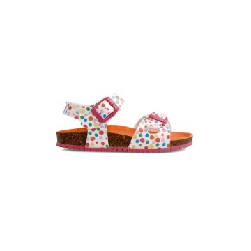 Agatha Ruiz de la Prada sandale copii culoarea alb