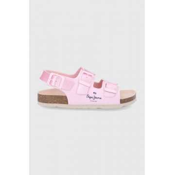 Pepe Jeans sandale copii culoarea roz