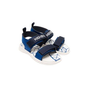 Kenzo Kids sandale copii culoarea albastru marin