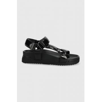 Aldo sandale Talana femei, culoarea negru, cu platforma