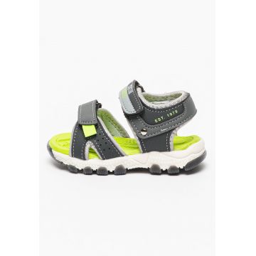 Sandale de piele ecologica cu velcro Sandale de piele ecologica cu velcro
