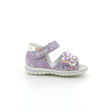 Primigi sandale din piele pentru copii culoarea violet