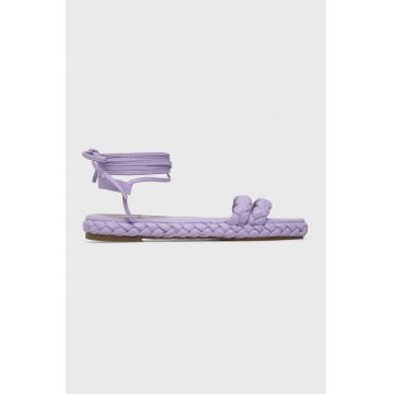 Answear Lab sandale femei, culoarea violet