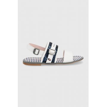 Pepe Jeans sandale copii culoarea alb