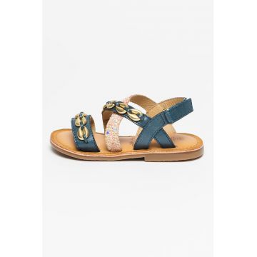 Sandale de piele cu barete multiple Craisea Sandale de piele cu barete multiple Craisea