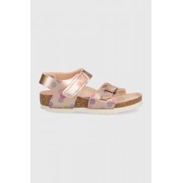 Birkenstock sandale copii culoarea bej