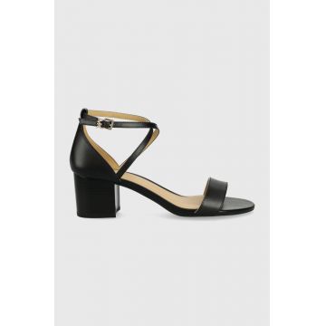 MICHAEL Michael Kors sandale de piele Serena Flex Sandal culoarea negru