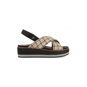 Sandale cu talpa wedge si barete incrucisate Goolwa Sandale cu talpa wedge si barete incrucisate Goolwa