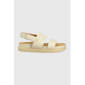Vagabond Shoemakers sandale de piele Erin femei, culoarea bej Vagabond Shoemakers sandale de piele Erin femei, culoarea bej