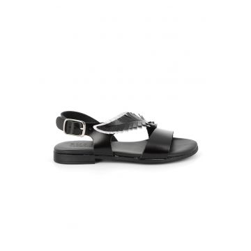 Sandale din piele cu catarama Sandale din piele cu catarama