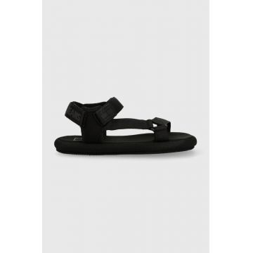 Tommy Jeans sandale femei, culoarea negru