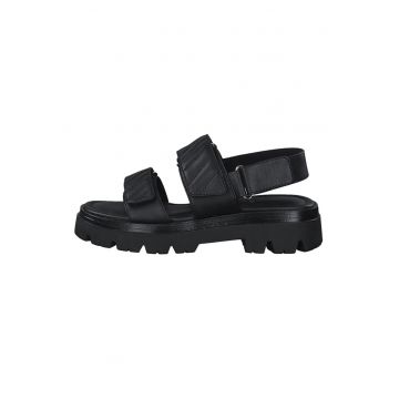 Sandale din piele ecologica cu inchidere velcro Sandale din piele ecologica cu inchidere velcro