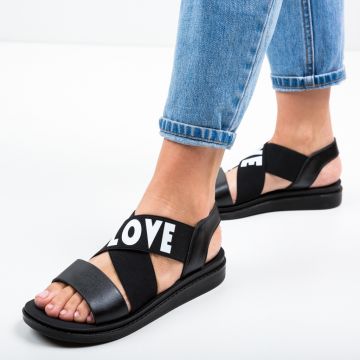 Sandale Lovers Negre