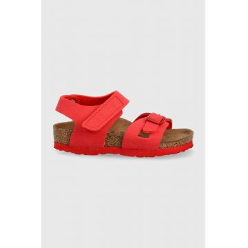 Birkenstock sandale copii culoarea rosu