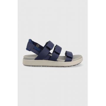 Keen sandale Elle Strappy femei, culoarea albastru marin, cu platforma