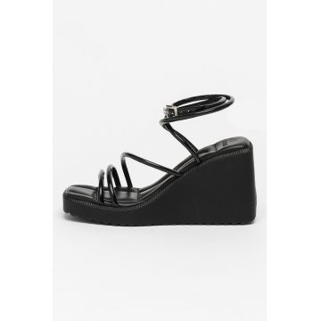Sandale wedge de piele New-Wanda Sandale wedge de piele New-Wanda