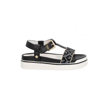 Sandale flatform cu strasuri Sandale flatform cu strasuri