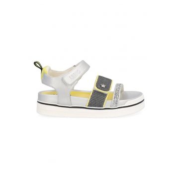 Sandale flatform de piele ecologica