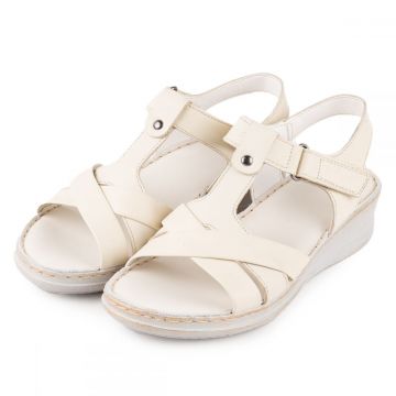Sandale din piele naturala 168950 bej Sandale din piele naturala 168950 bej