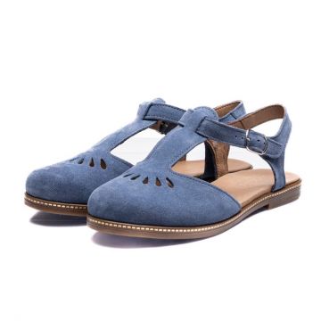 Sandale din piele naturala 281 Blu Sandale din piele naturala 281 Blu