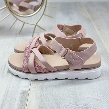 Sandale Fata Roz Cu Bareta Christabel Sandale Fata Roz Cu Bareta Christabel