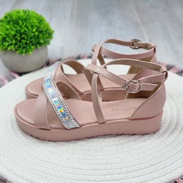 Sandale Fata Roz Cu Bareta Debbie Sandale Fata Roz Cu Bareta Debbie