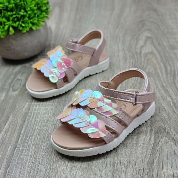 Sandale Fata Roz Cu Bareta Olga Sandale Fata Roz Cu Bareta Olga