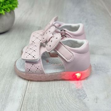 Sandale Fata Roz Cu Luminite Zenith Sandale Fata Roz Cu Luminite Zenith