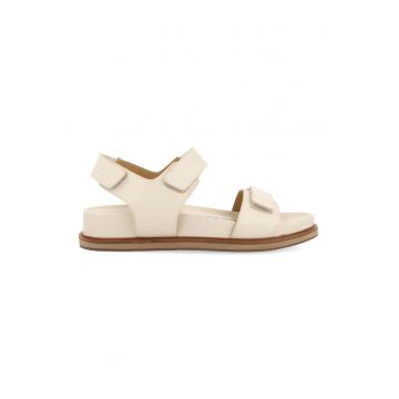 Sandale de piele cu velcro Sandale de piele cu velcro