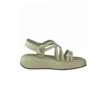 Sandale de piele ecologica cu barete multiple Sandale de piele ecologica cu barete multiple
