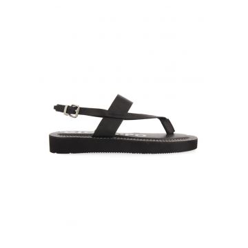 Sandale din piele cu bareta separatoare Ventress