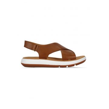 Sandale slingback de piele Jemsa Cross