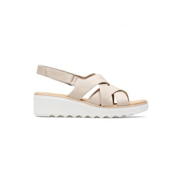 Sandale wedge de piele Jillian