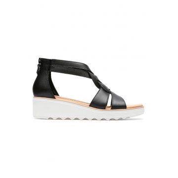 Sandale wedge de piele Jillian