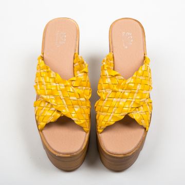 Platforme Ellie Galbene