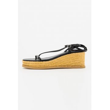 Sandale-espadrile cu talpa wedge Alexx