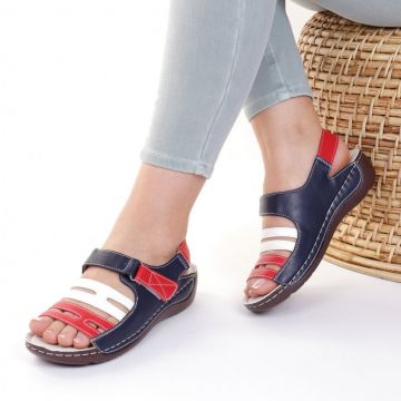 Sandale bleumarin comode Helga