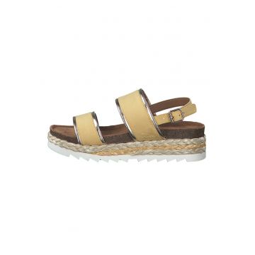 Sandale slingback cu talpa wedge Sandale slingback cu talpa wedge